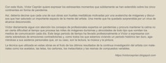Texto explicativo del artista V&iacute;ctor Cepri&aacute;n sobre su exposici&oacute;n Testimonios Visuales
